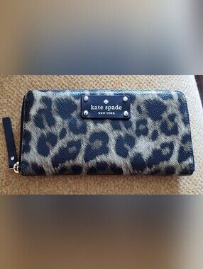Kate Spade Leopard Wallet